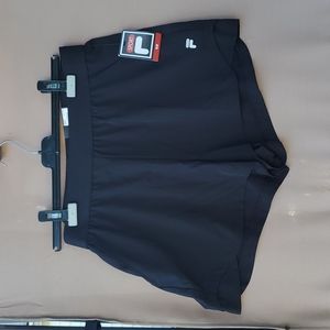 FILA Sport Active Black Shorts Size Large Moisture-wicking NWT